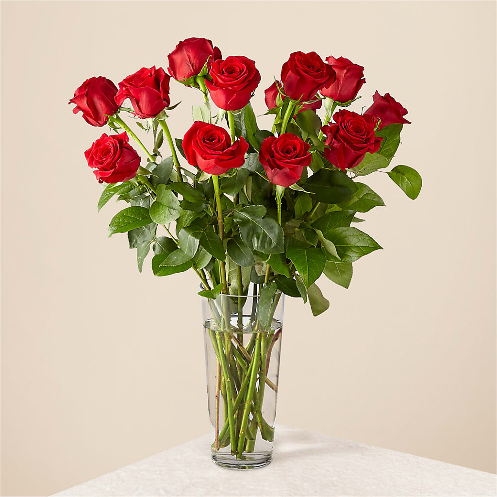 Long Stem Red Rose Bouquet – Honey Bee Blooms San Marcos, San Marcos CA