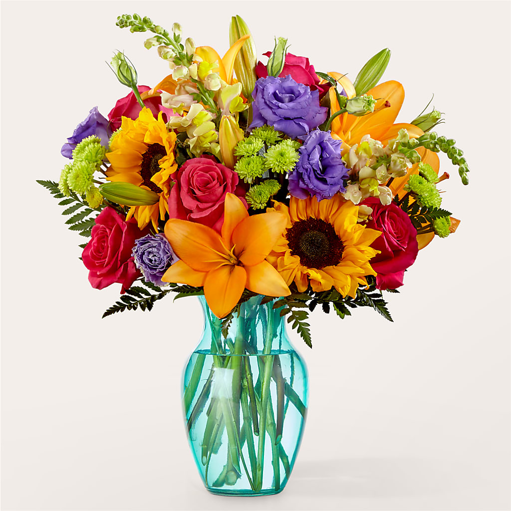 Double Rainbow Bouquet – Honey Bee Blooms San Marcos, San Marcos CA