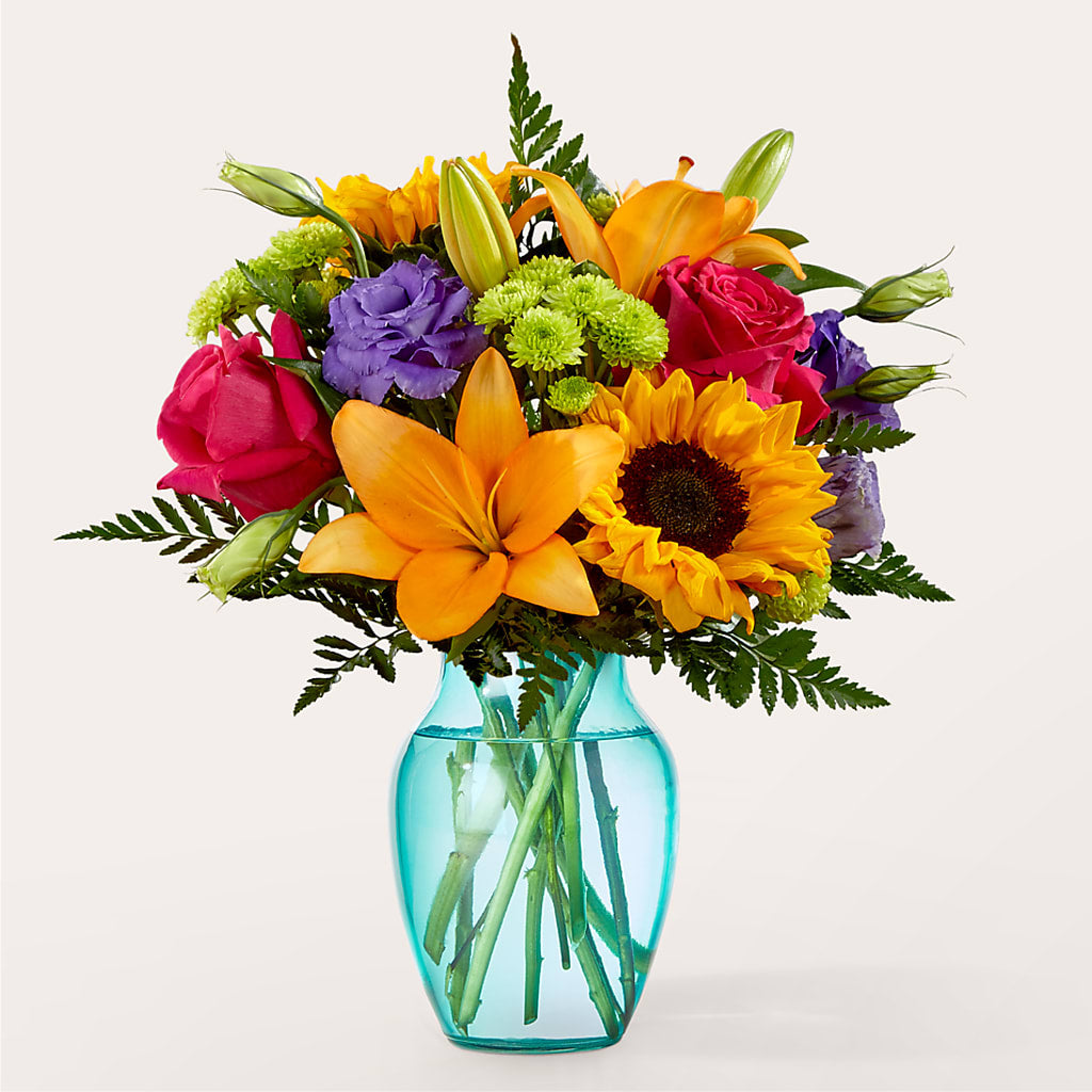Double Rainbow Bouquet – Honey Bee Blooms San Marcos, San Marcos CA