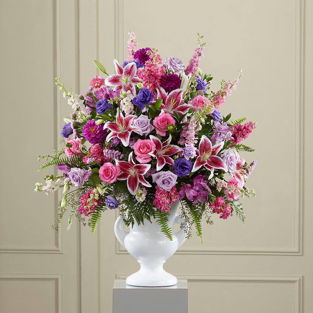 Peaceful Tribute Arrangement – Honey Bee Blooms San Marcos, San Marcos CA