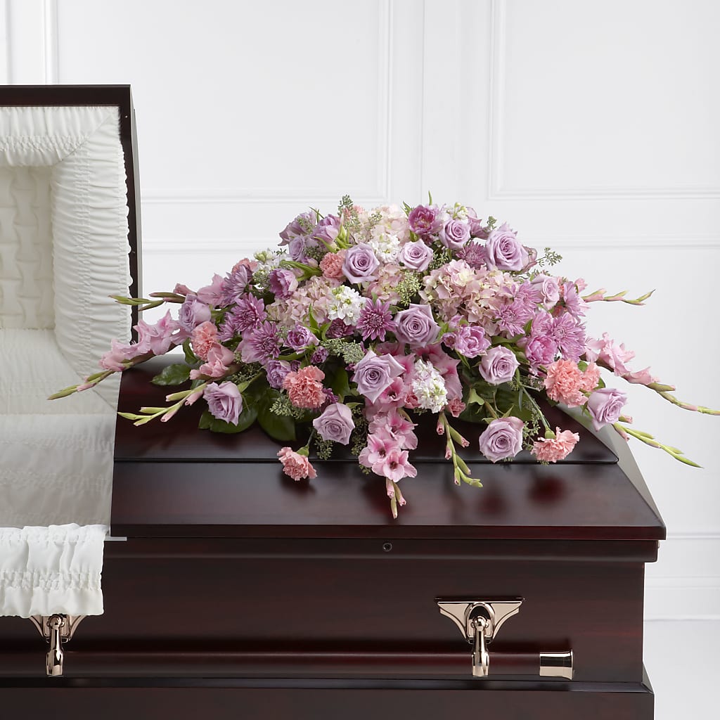 Immorata Casket Spray – Honey Bee Blooms San Marcos, San Marcos CA