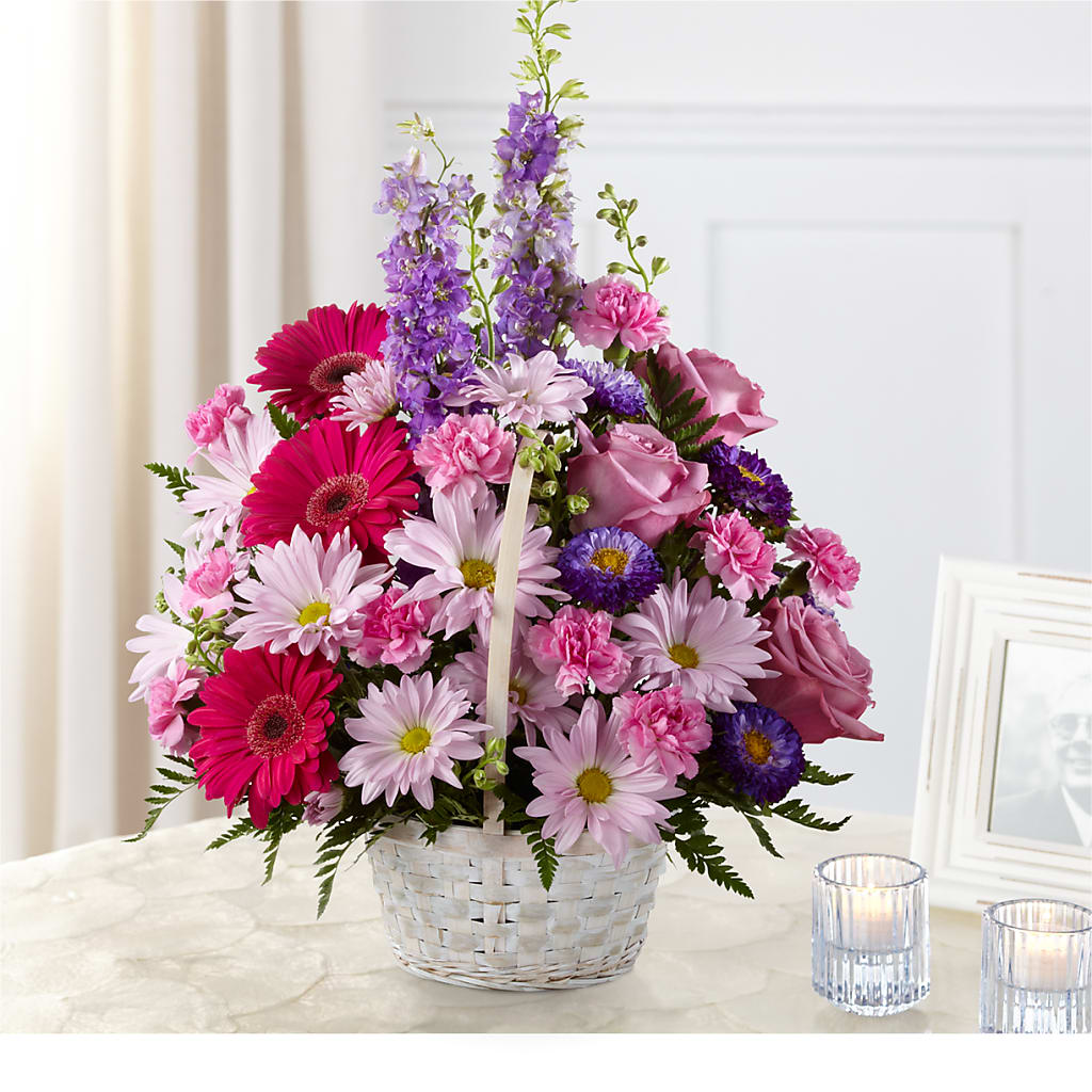Pastel Peace Basket – Honey Bee Blooms San Marcos, San Marcos CA