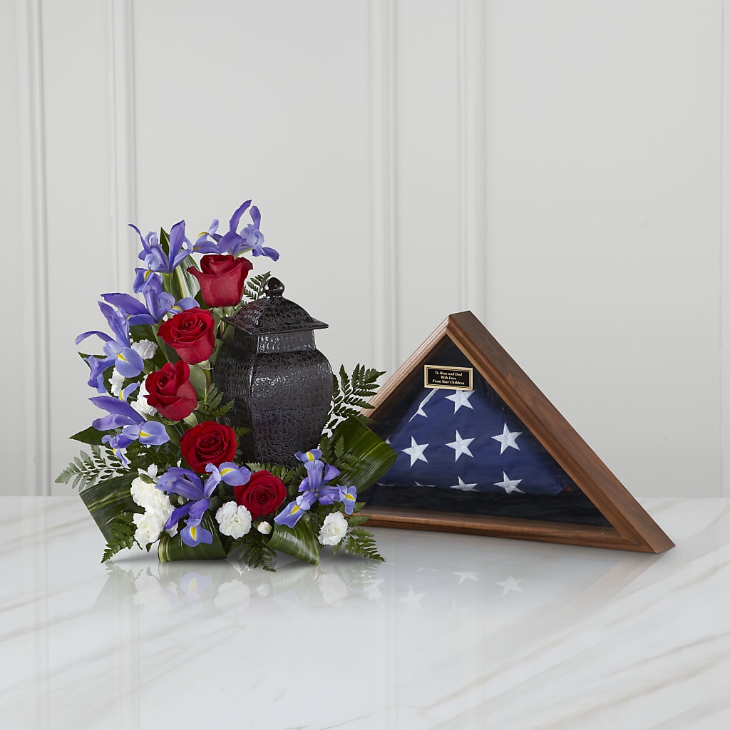 Patriotic Tribute Arrangement – Honey Bee Blooms San Marcos, San Marcos CA