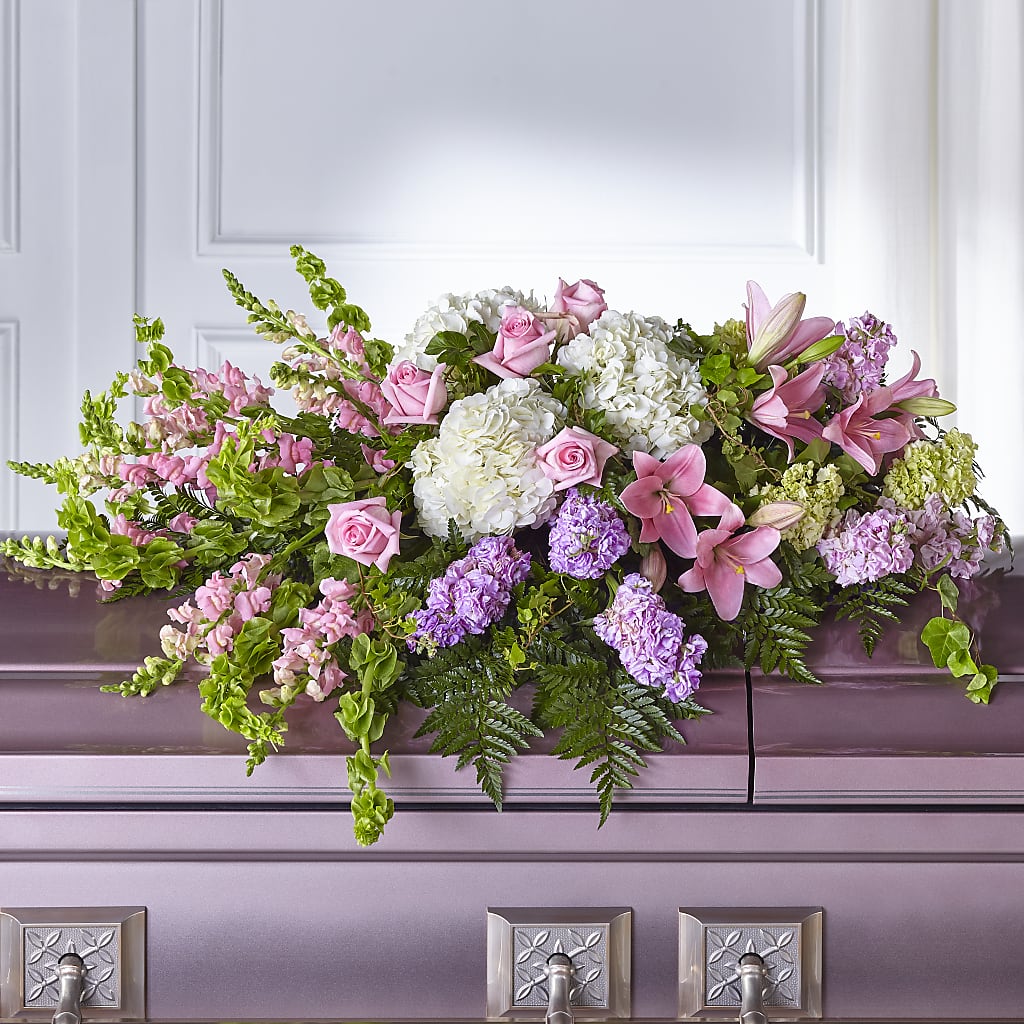 Life's Gratitude Casket Spray – Honey Bee Blooms San Marcos, San Marcos CA