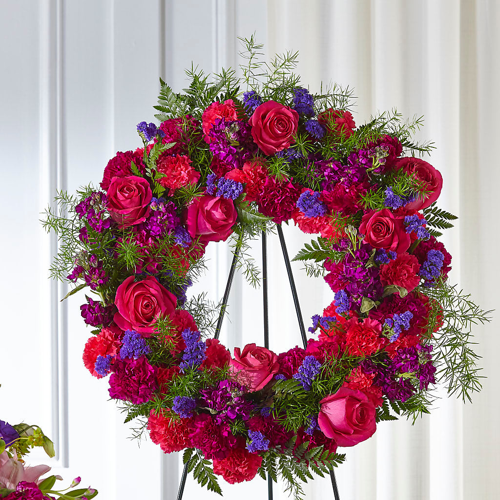 Calming Colors Wreath – Honey Bee Blooms San Marcos, San Marcos CA