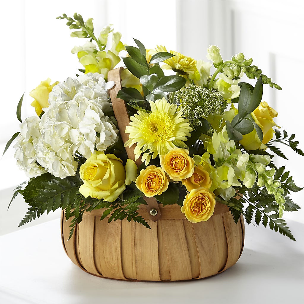 Rustic Remembrance Basket – Honey Bee Blooms San Marcos, San Marcos CA
