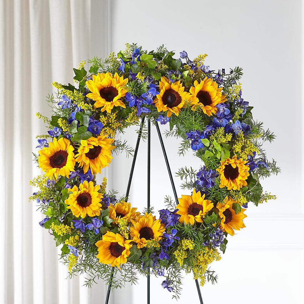 Bright Rays Wreath – Honey Bee Blooms San Marcos, San Marcos CA
