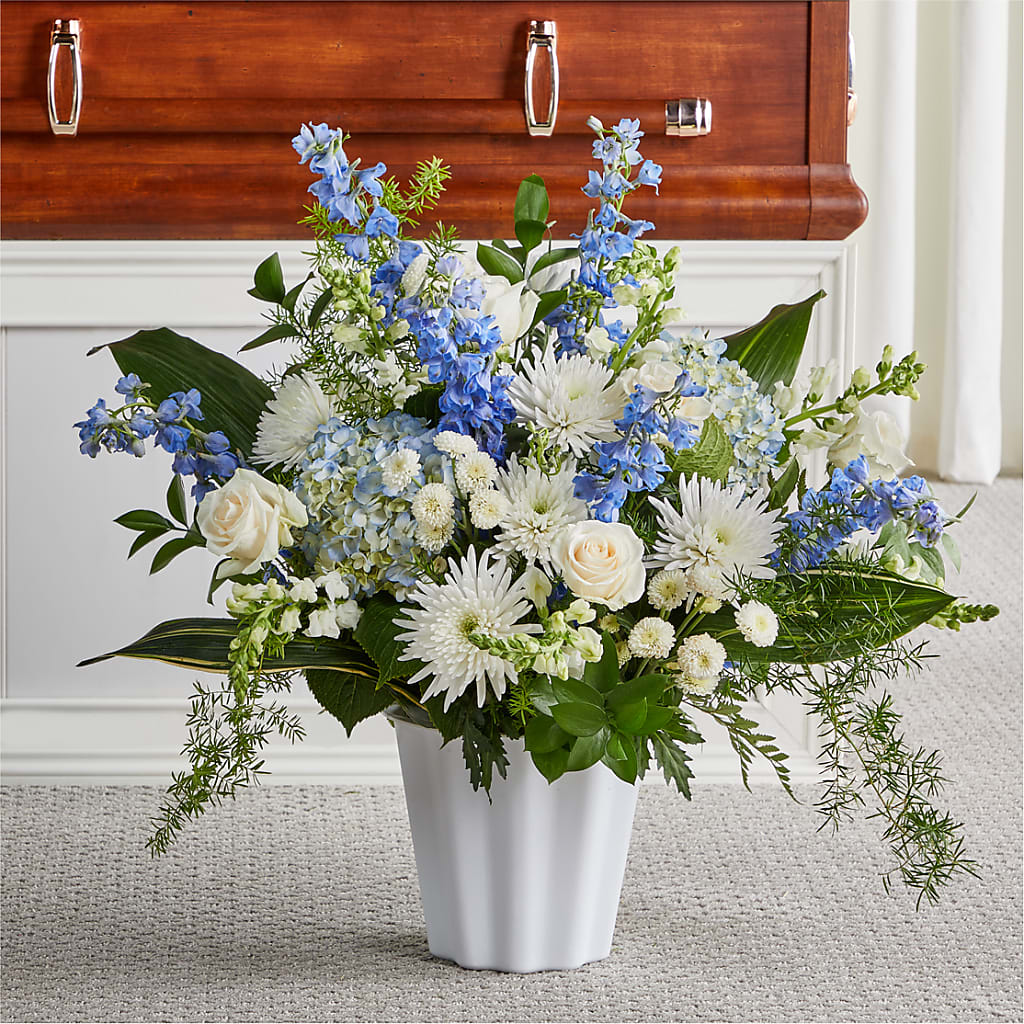 Everlasting Memories Floor Basket – Honey Bee Blooms San Marcos, San Marcos CA