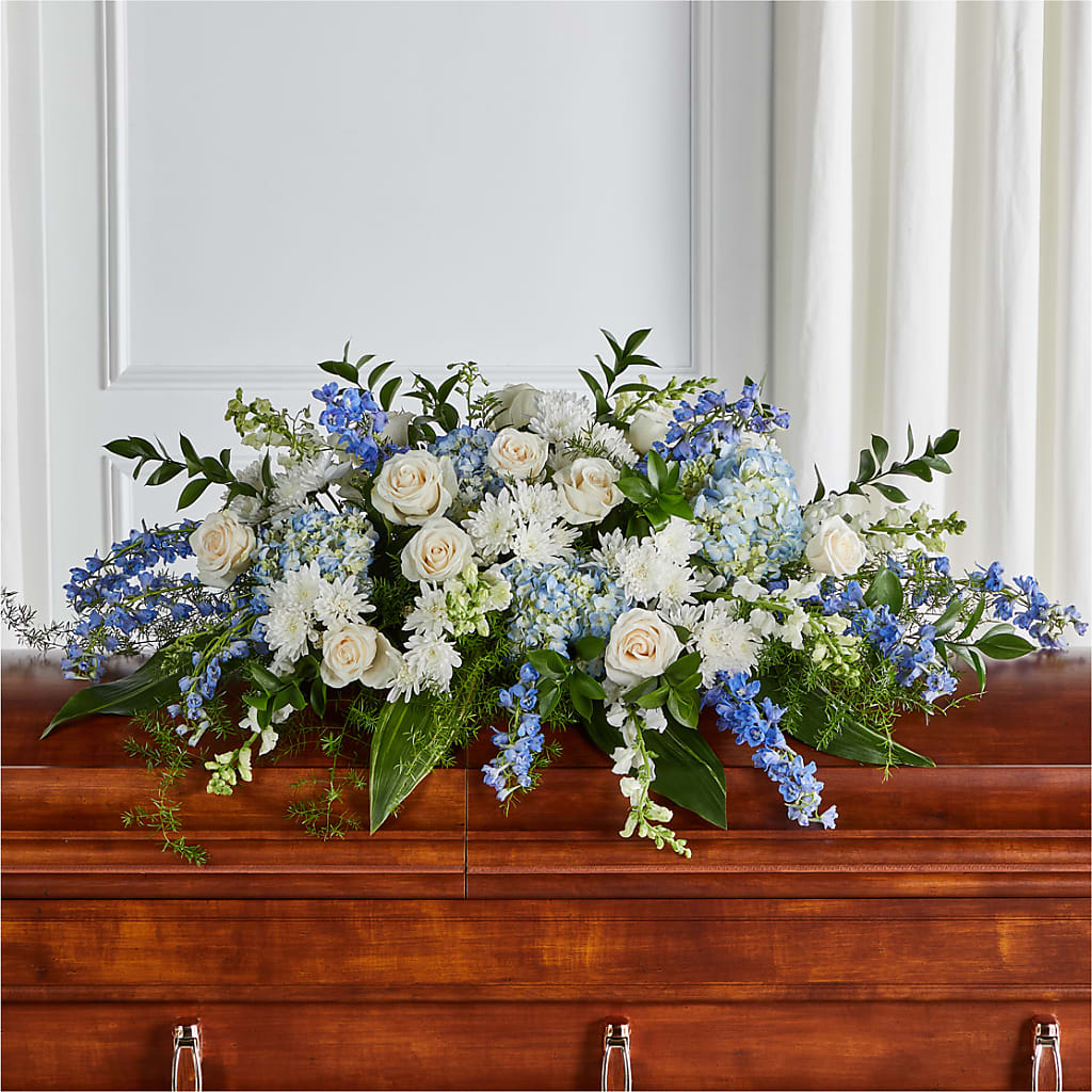 Timeless Essence Casket Spray – Honey Bee Blooms San Marcos, San Marcos CA