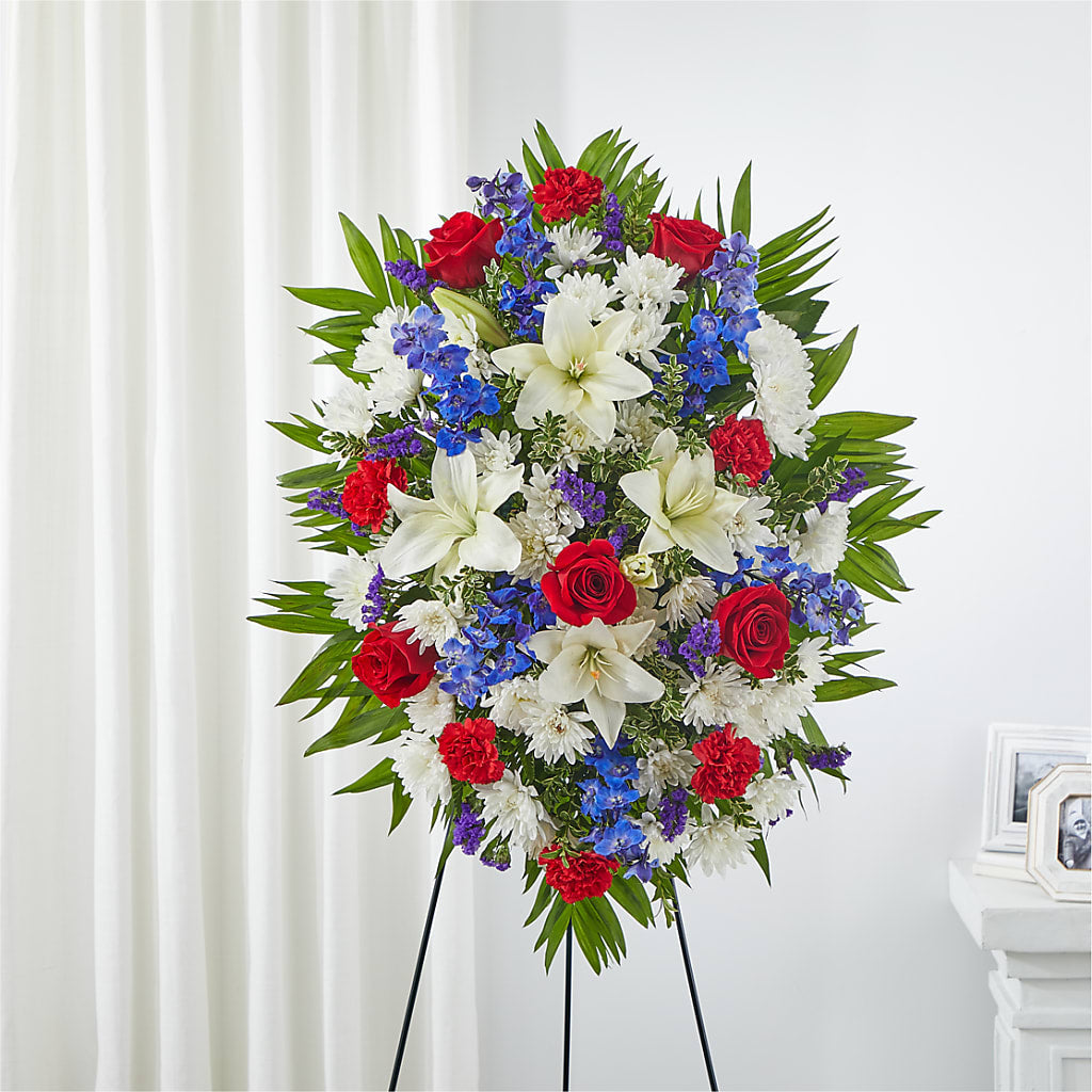 Cherished Service Standing Spray – Honey Bee Blooms San Marcos, San Marcos CA