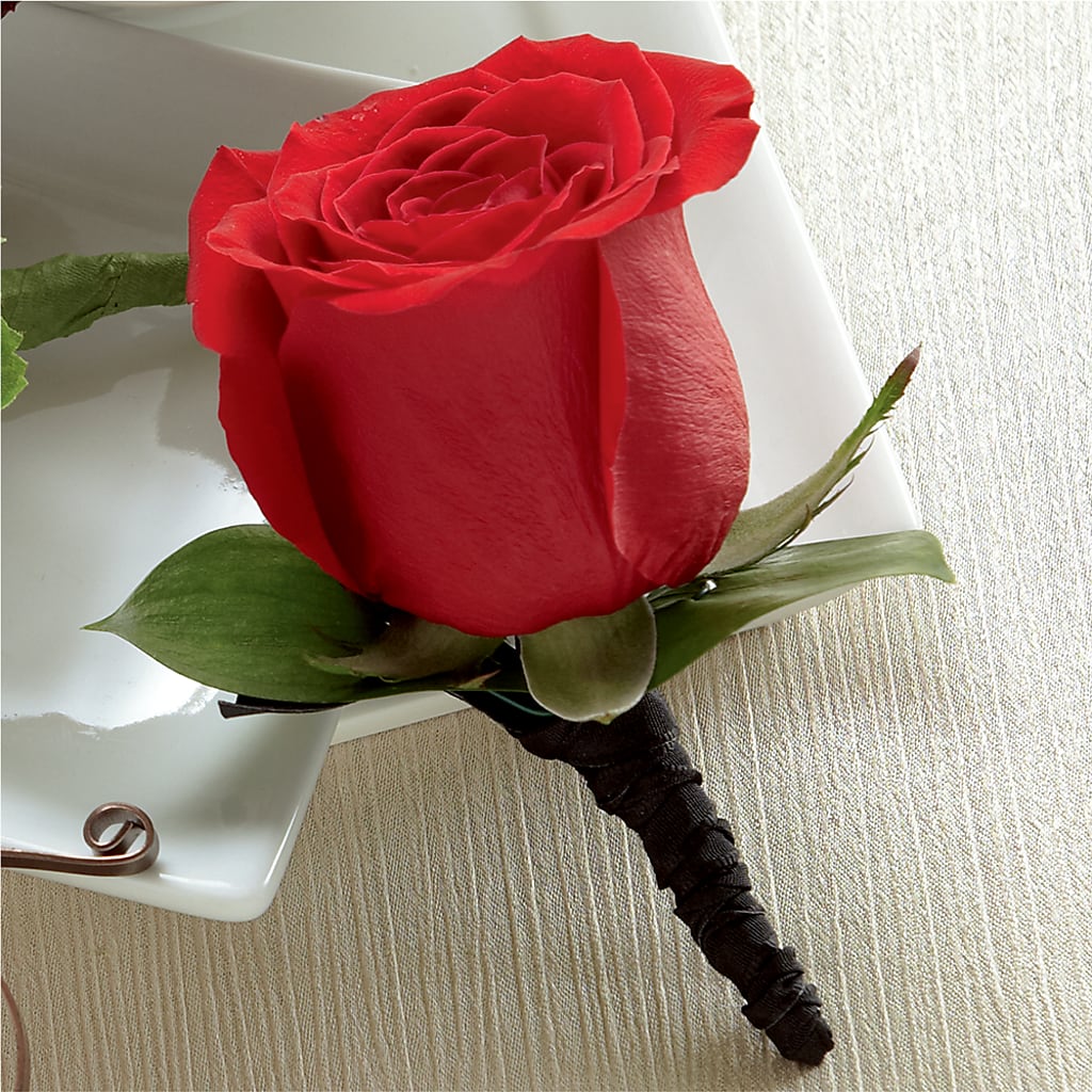 Red Rose Boutonniere – Honey Bee Blooms San Marcos, San Marcos CA