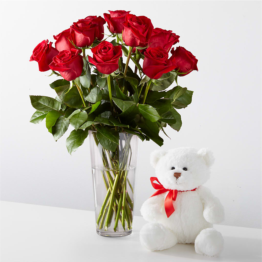 Romantic Long Stem Red Rose Bouquet Bundles –  Honey Bee Blooms San Marcos, San Marcos CA