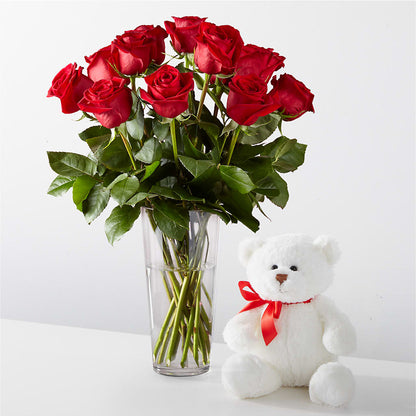 Romantic Long Stem Red Rose Bouquet Bundles –  Honey Bee Blooms San Marcos, San Marcos CA