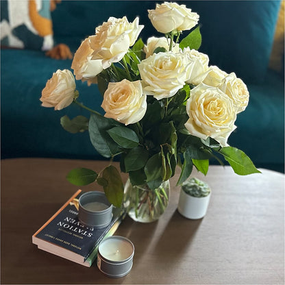 Long Stem Yellow Rose Bouquet –  Honey Bee Blooms San Marcos, San Marcos CA
