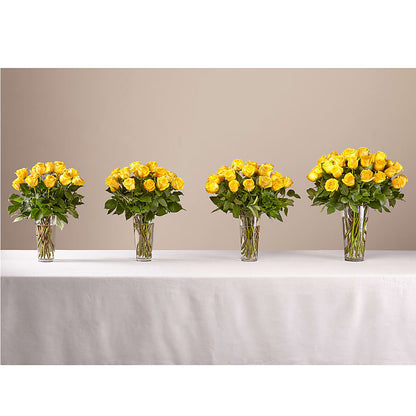 Long Stem Yellow Rose Bouquet –  Honey Bee Blooms San Marcos, San Marcos CA