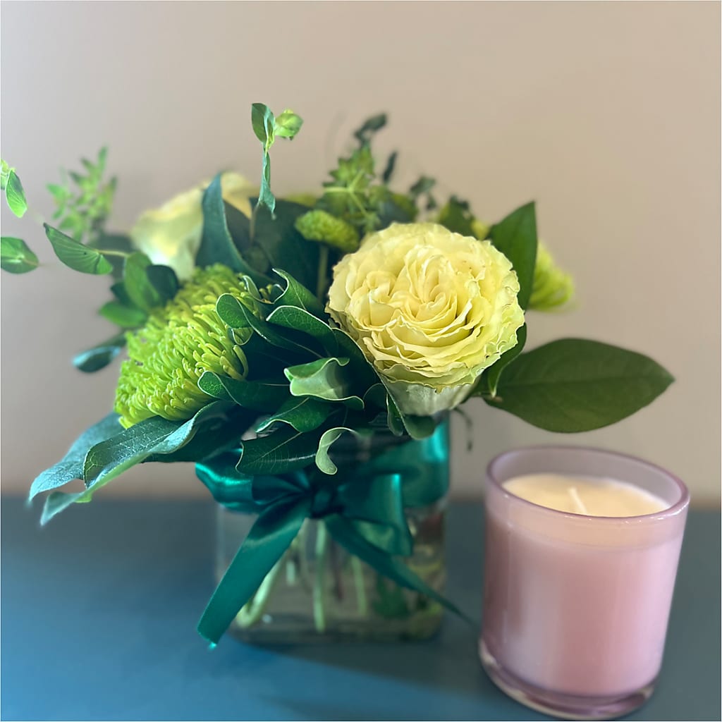 Emerald Forest Bouquet –  Honey Bee Blooms San Marcos, San Marcos CA