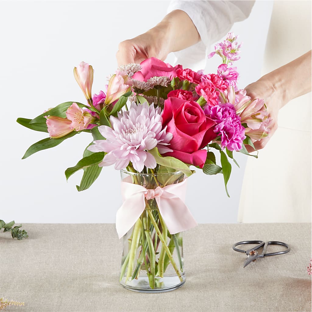 Pink Ribbon - A Florist Original –  Honey Bee Blooms San Marcos, San Marcos CA