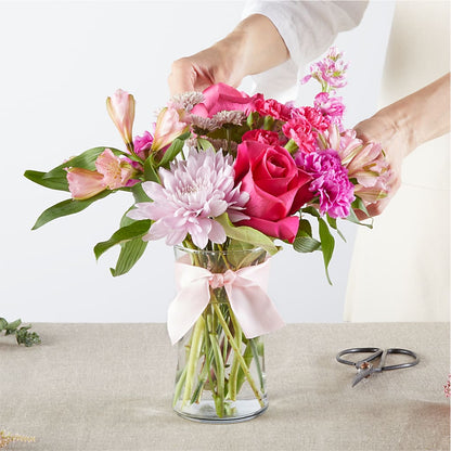 Pink Ribbon - A Florist Original –  Honey Bee Blooms San Marcos, San Marcos CA