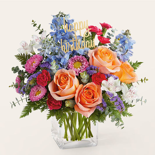Birthday Bash Bouquet –  Honey Bee Blooms San Marcos, San Marcos CA