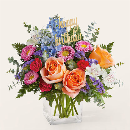 Birthday Bash Bouquet –  Honey Bee Blooms San Marcos, San Marcos CA