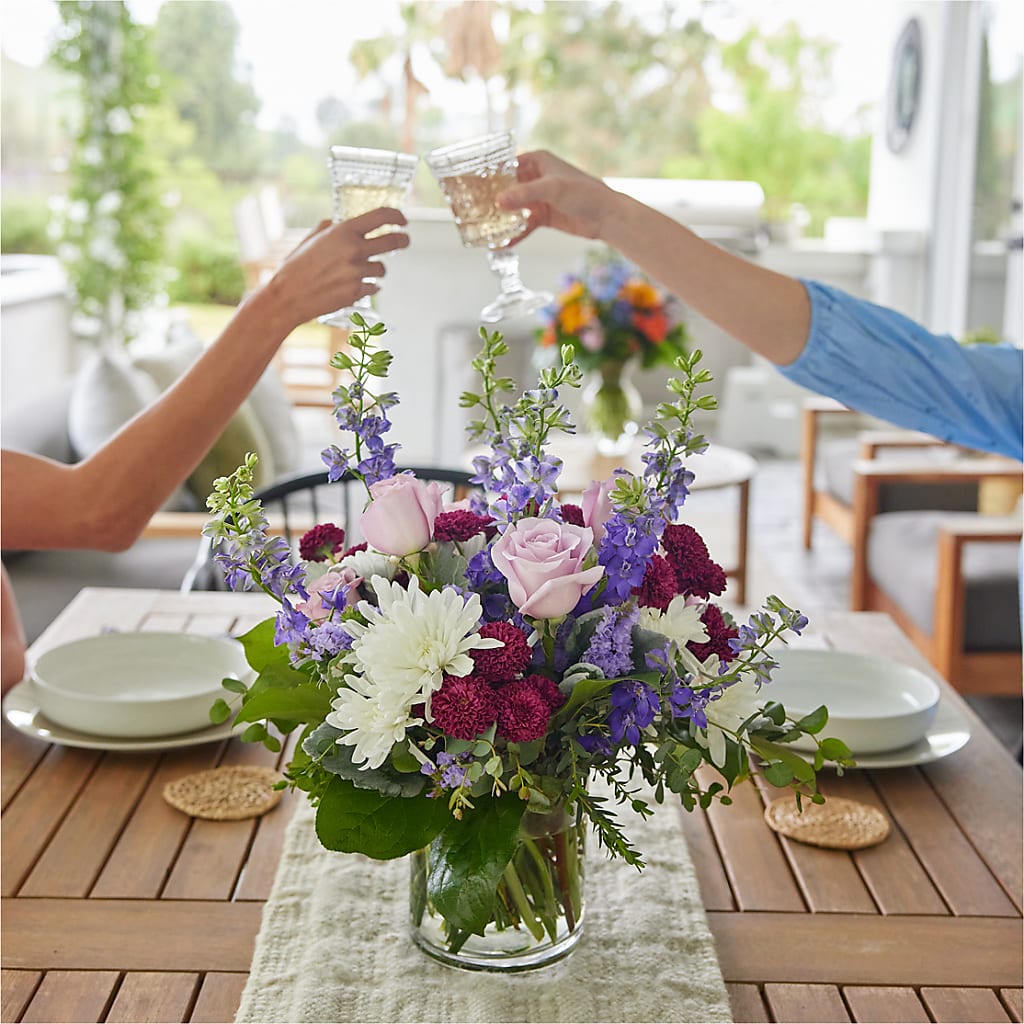 Violet Frost Bouquet –  Honey Bee Blooms San Marcos, San Marcos CA
