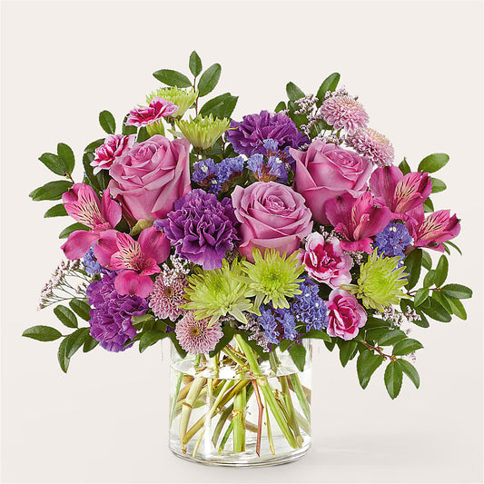 Glass Half Full Bouquet –  Honey Bee Blooms San Marcos, San Marcos CA