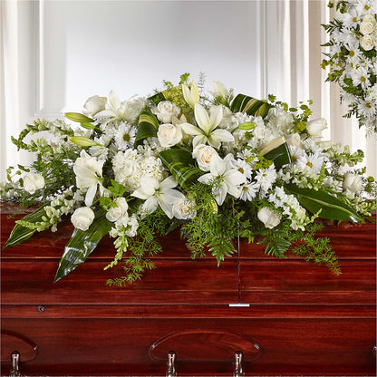 Abundance Casket Spray –  Honey Bee Blooms San Marcos, San Marcos CA