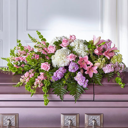 Life's Gratitude Casket Spray –  Honey Bee Blooms San Marcos, San Marcos CA