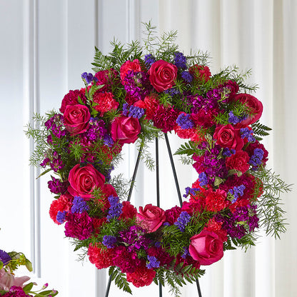 Calming Colors Wreath –  Honey Bee Blooms San Marcos, San Marcos CA