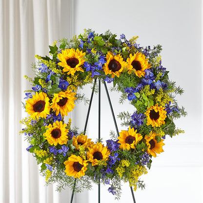 Bright Rays Wreath –  Honey Bee Blooms San Marcos, San Marcos CA