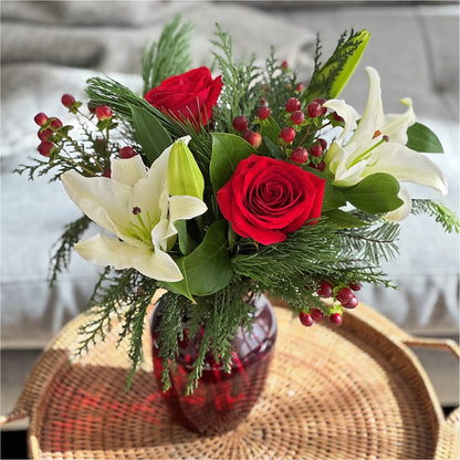 Evergreen Delight Bouquet –  Honey Bee Blooms San Marcos, San Marcos CA