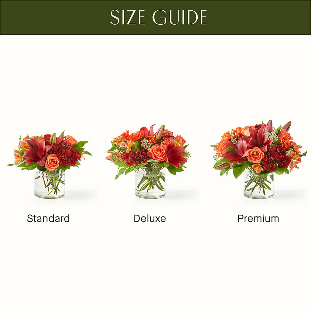 Crimson Leaves Bouquet –  Honey Bee Blooms San Marcos, San Marcos CA