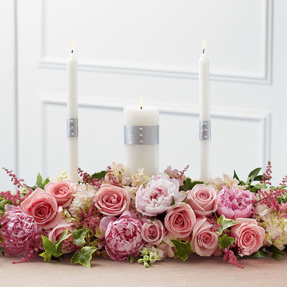 Worldwide Romance Unity Candle Arrangement –  Honey Bee Blooms San Marcos, San Marcos CA