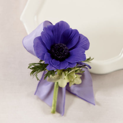 Purple Passion Boutonniere –  Honey Bee Blooms San Marcos, San Marcos CA