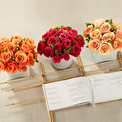 Dawn Rose Centerpiece –  Honey Bee Blooms San Marcos, San Marcos CA