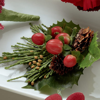 Red Berry Boutonniere –  Honey Bee Blooms San Marcos, San Marcos CA