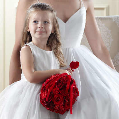 Pure at Heart Flower Girl Arrangement –  Honey Bee Blooms San Marcos, San Marcos CA